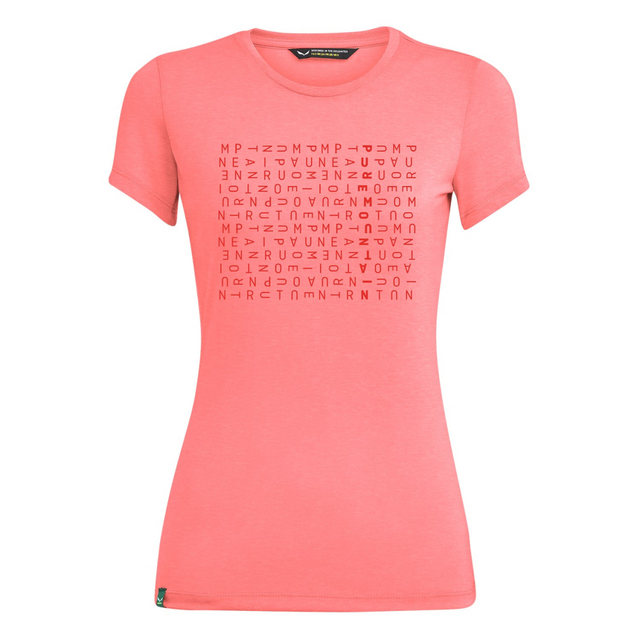 Camisetas Salewa Crosswords Dri-Release® Mujer Rosas Mexico (RG7146289)